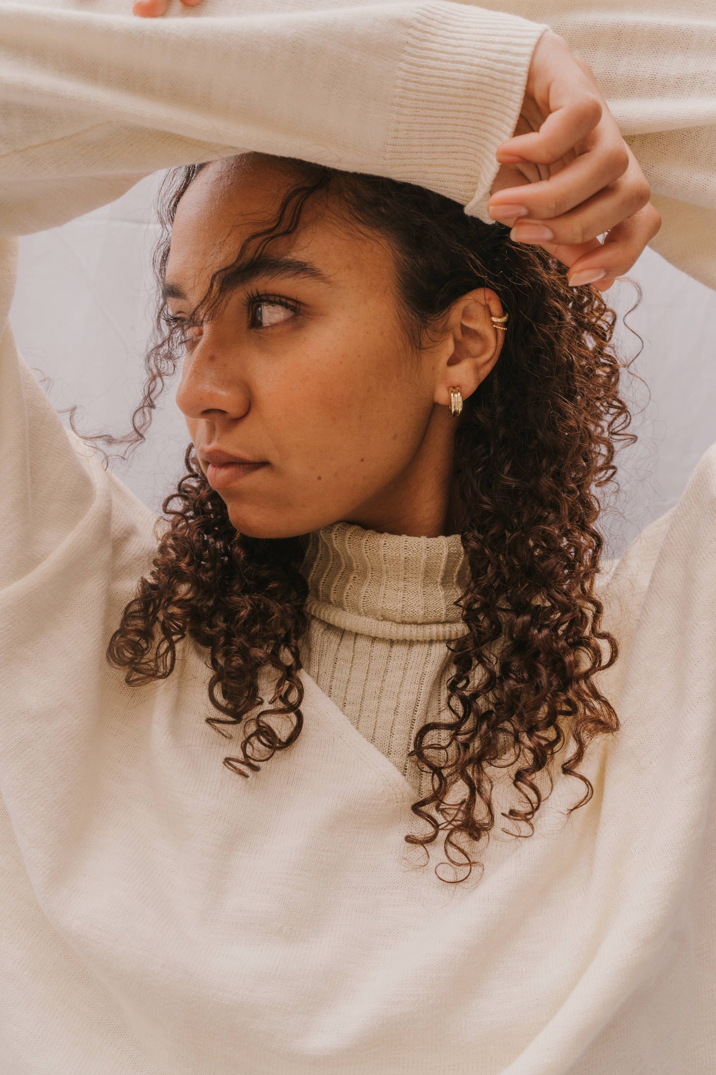 Bold Gold Hoop Earrings