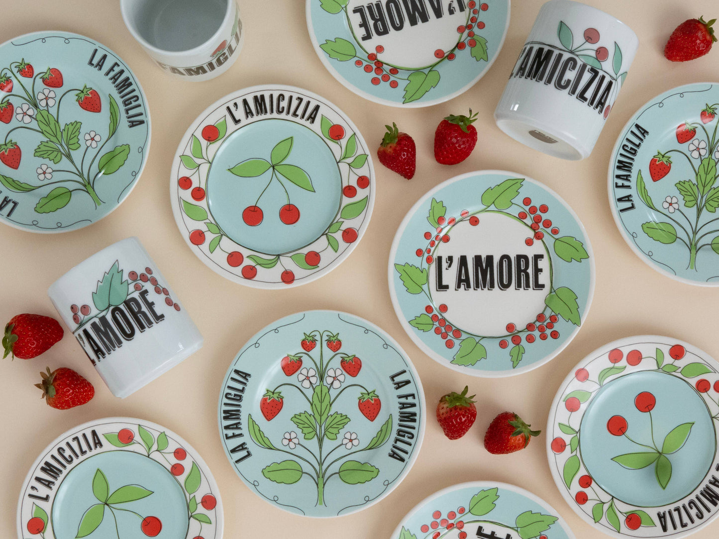 L'AMICIZIA: Italian Porcelain Plate