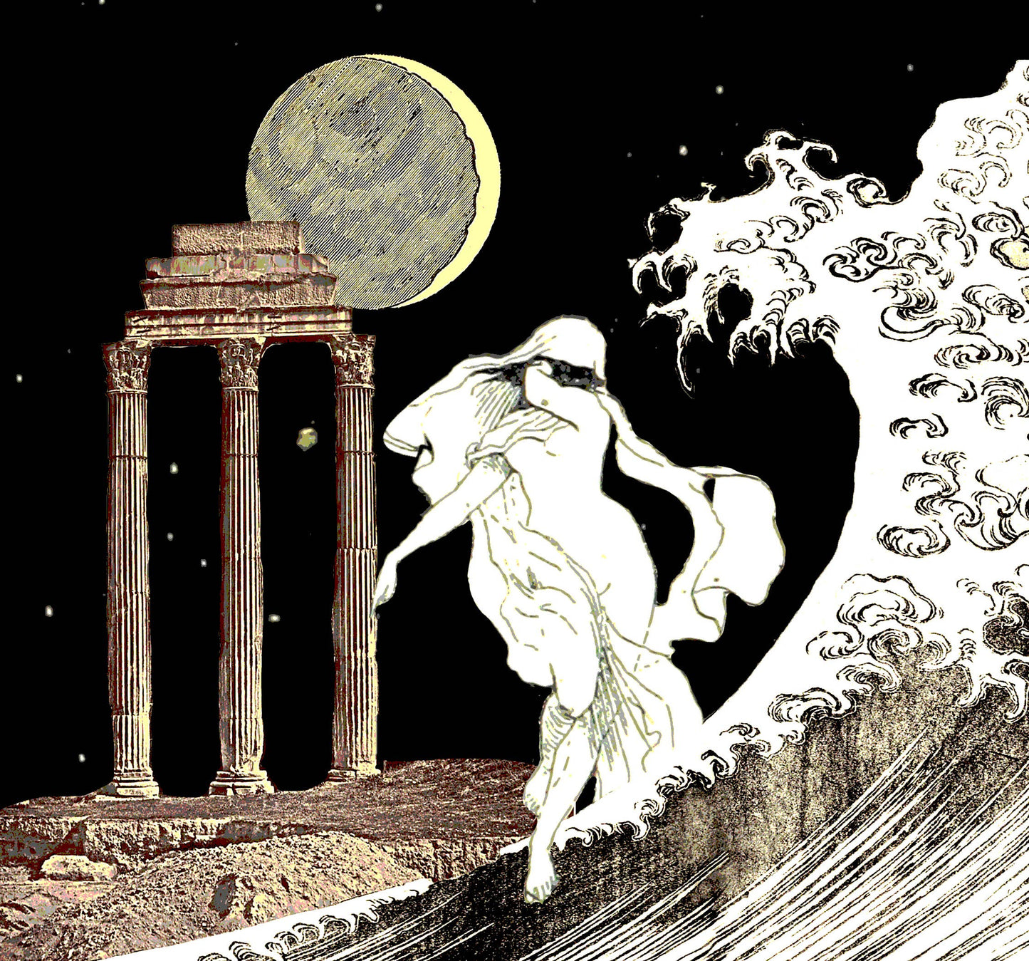 The High Priestess Ritual Altar Candle