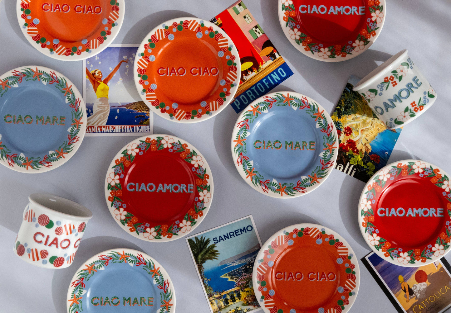 CIAO AMORE: Italian Porcelain Plate