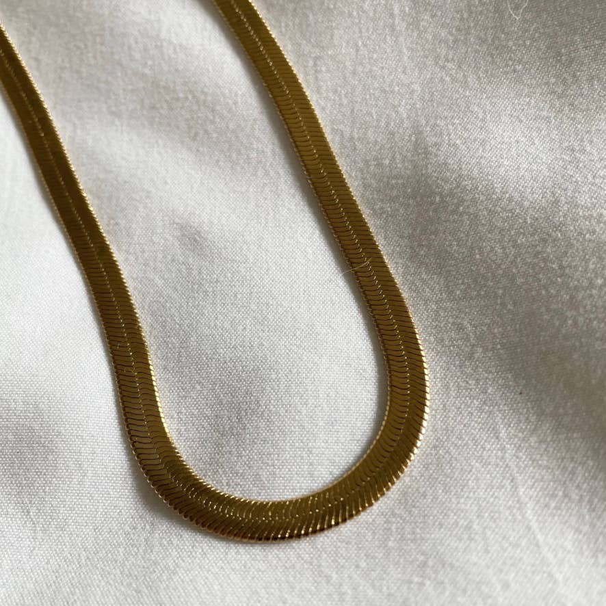 Thick As Thieves Herringbone Chain Necklace