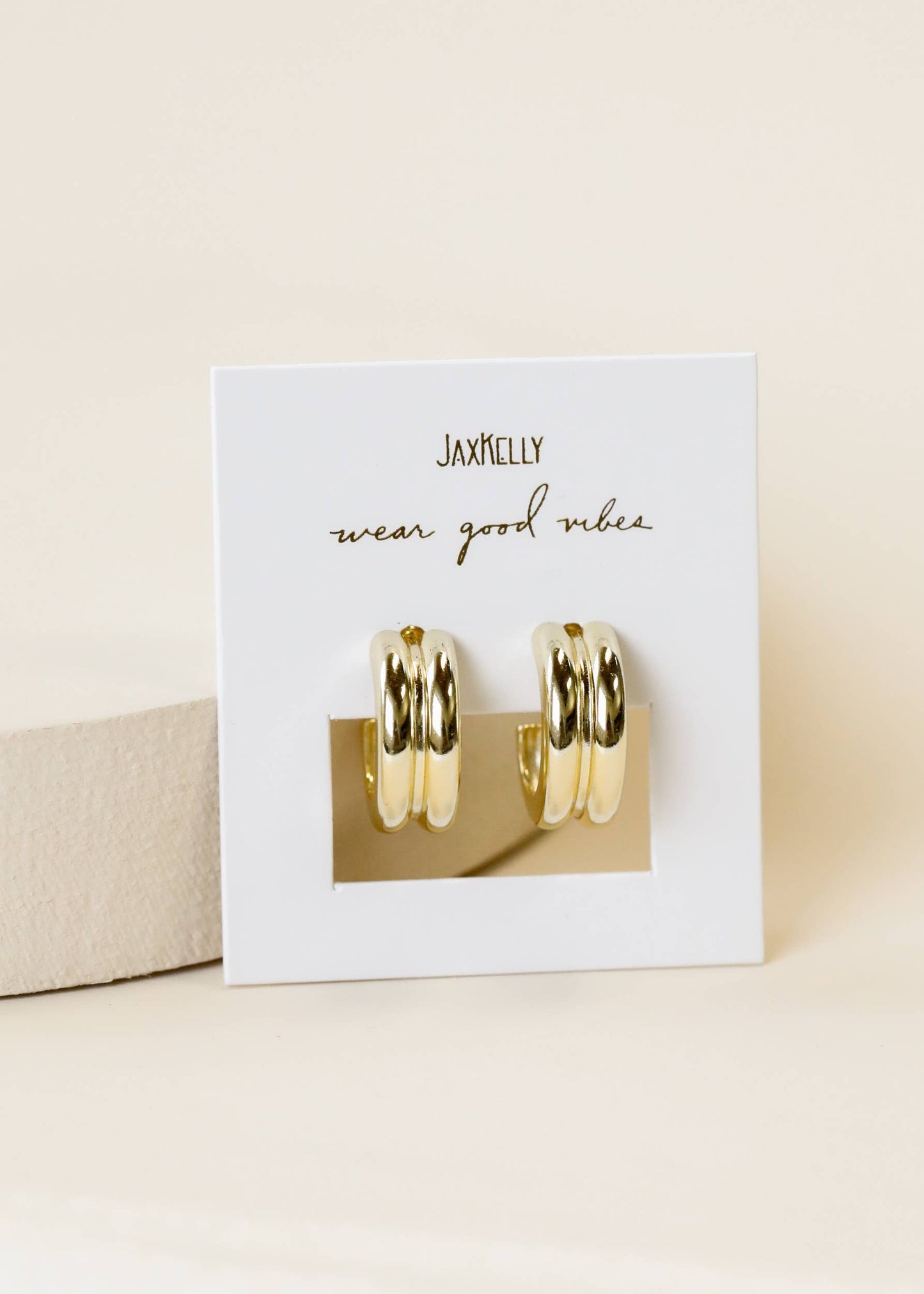 Bold Gold Hoop Earrings