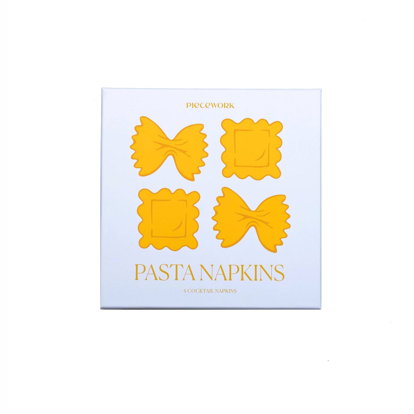Pasta Cocktail Napkins by Piecework