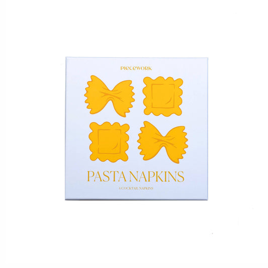 Pasta Cocktail Napkins by Piecework
