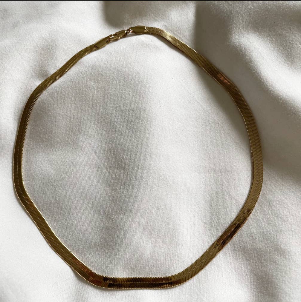 Thick As Thieves Herringbone Chain Necklace