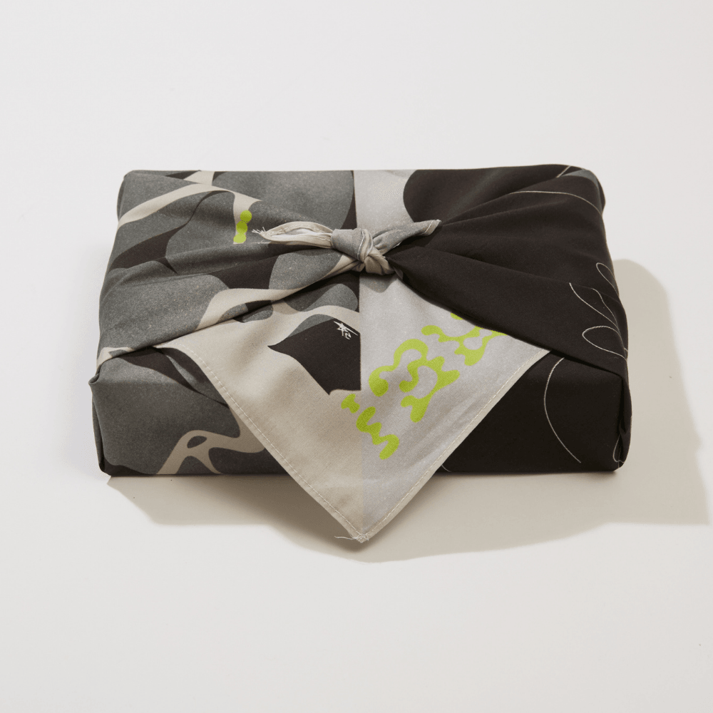 Below | 18" Mulberry Silk Furoshiki Wrap
