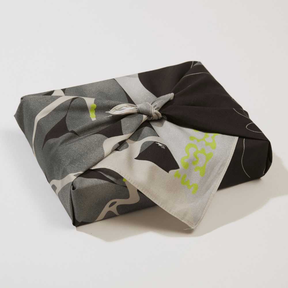 Below | 18" Mulberry Silk Furoshiki Wrap