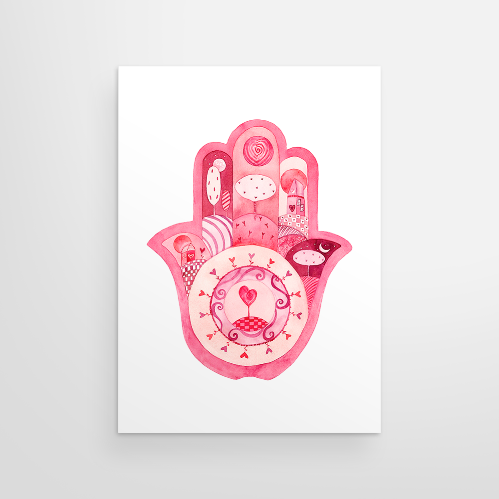Hamsa Love Grows Card