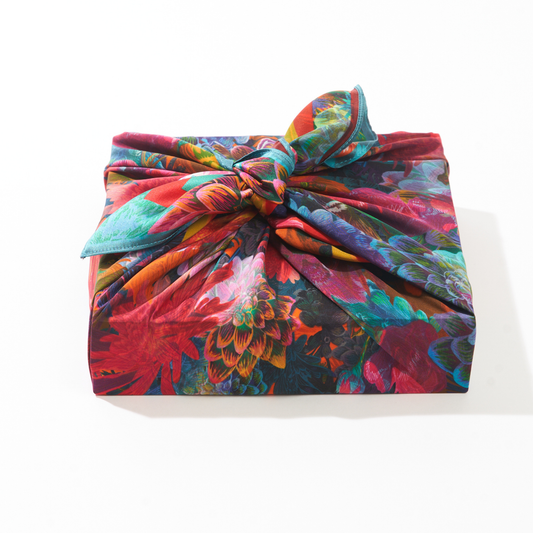 Daisy | Medium Mulberry Silk Furoshiki Wrap