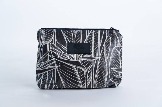 Wai Elements Wet Bag: Black Palm Midi Bag