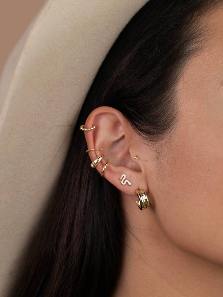 Bold Gold Hoop Earrings