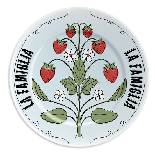 LA FAMIGLIA: Italian Porcelain Plate