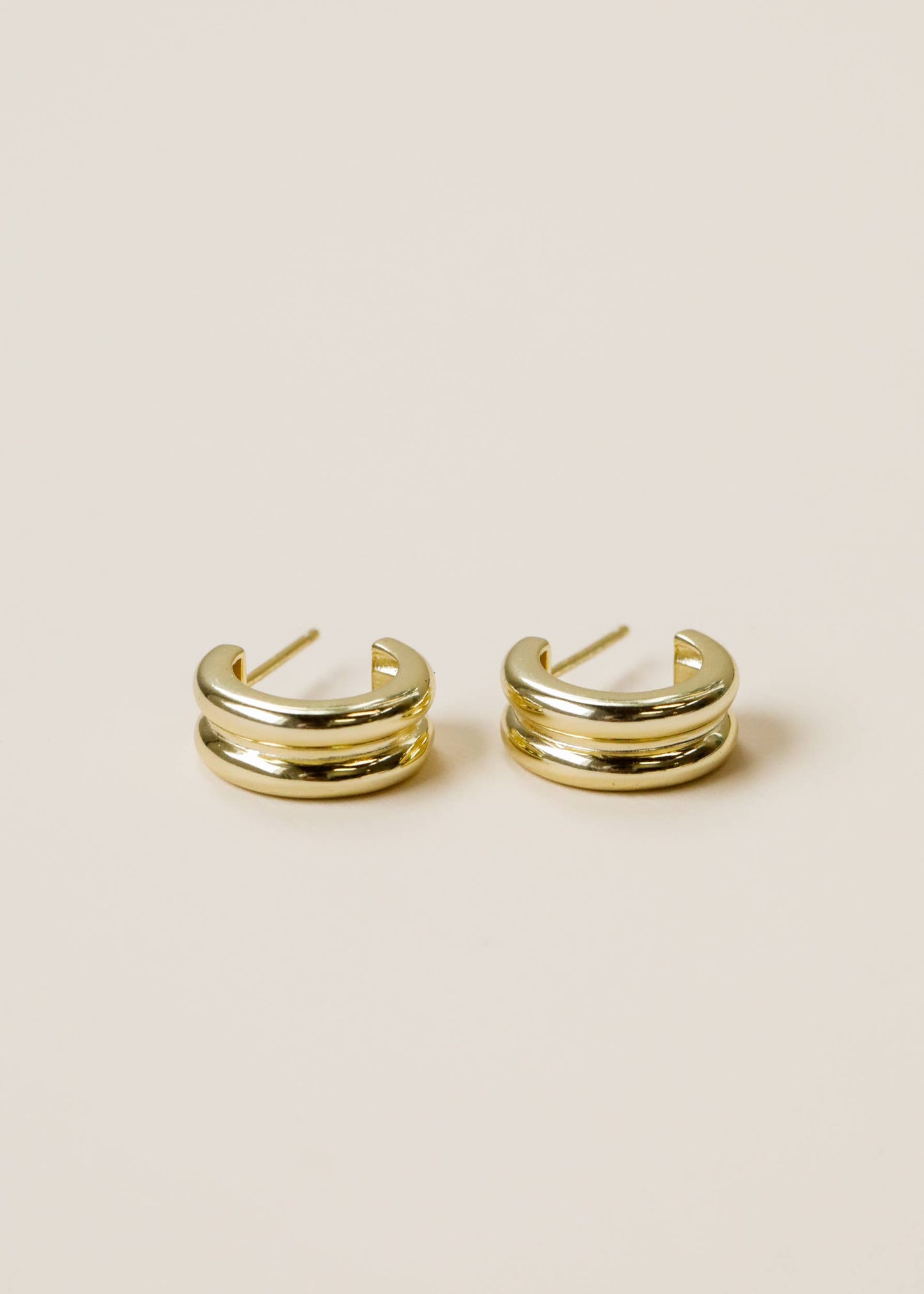 Bold Gold Hoop Earrings