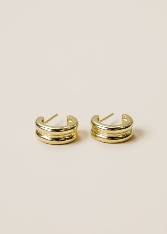 Bold Gold Hoop Earrings