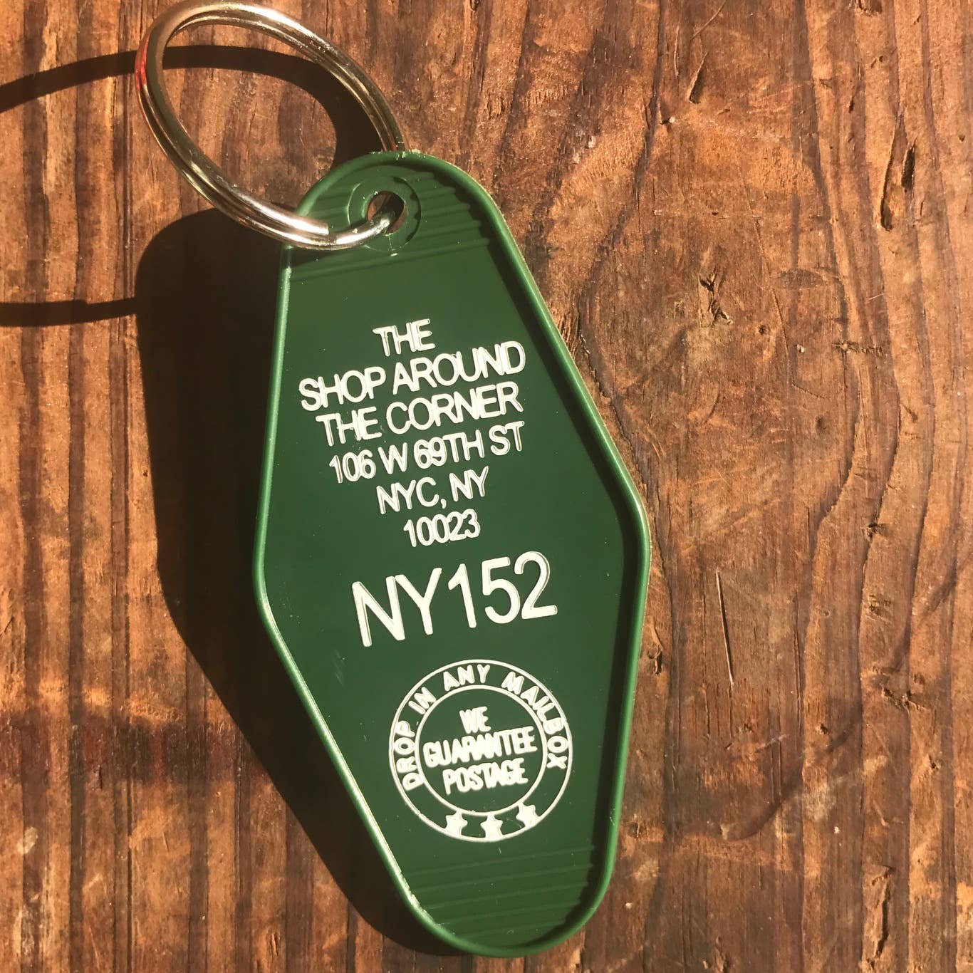Motel Key Fob: The Shop Around the Corner (You've Got Mail)