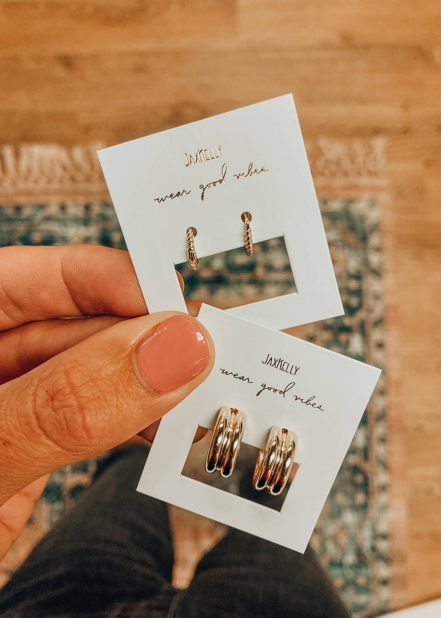 Bold Gold Hoop Earrings