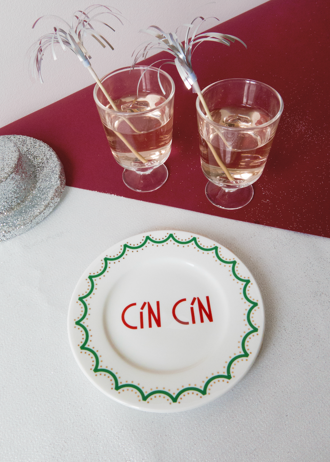 CIN CIN: Italian Porcelain Plate
