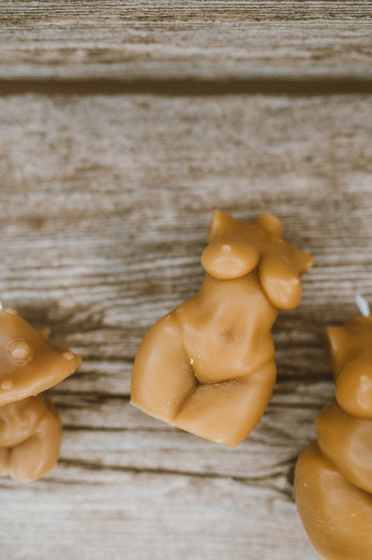 Abundant Goddess Beeswax Candle