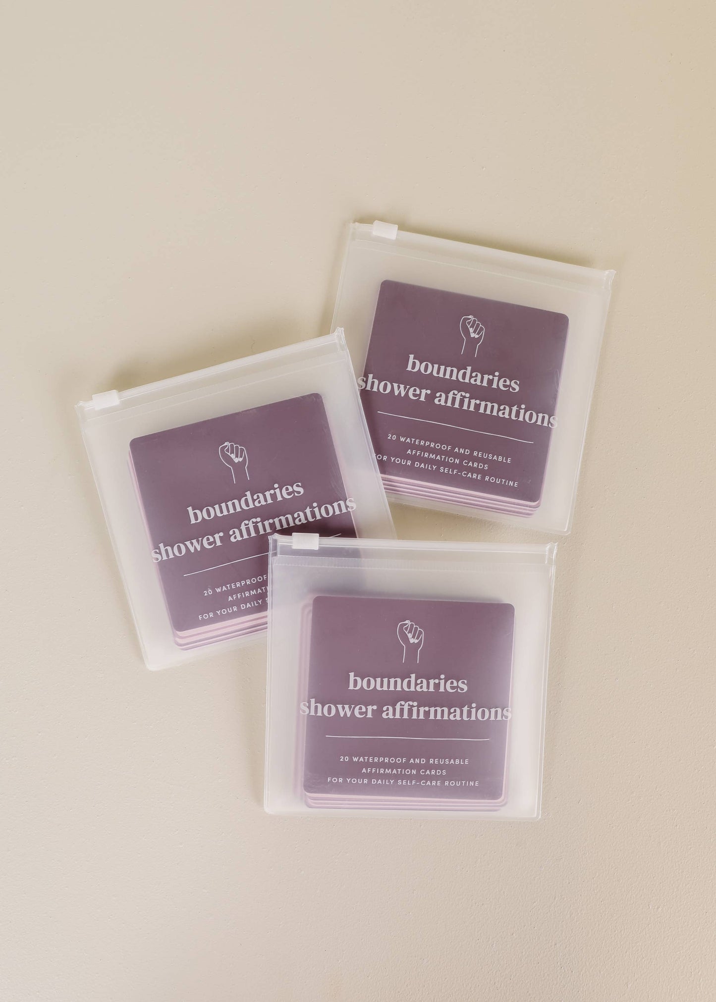 Boundaries Shower Affirmation™  Cards