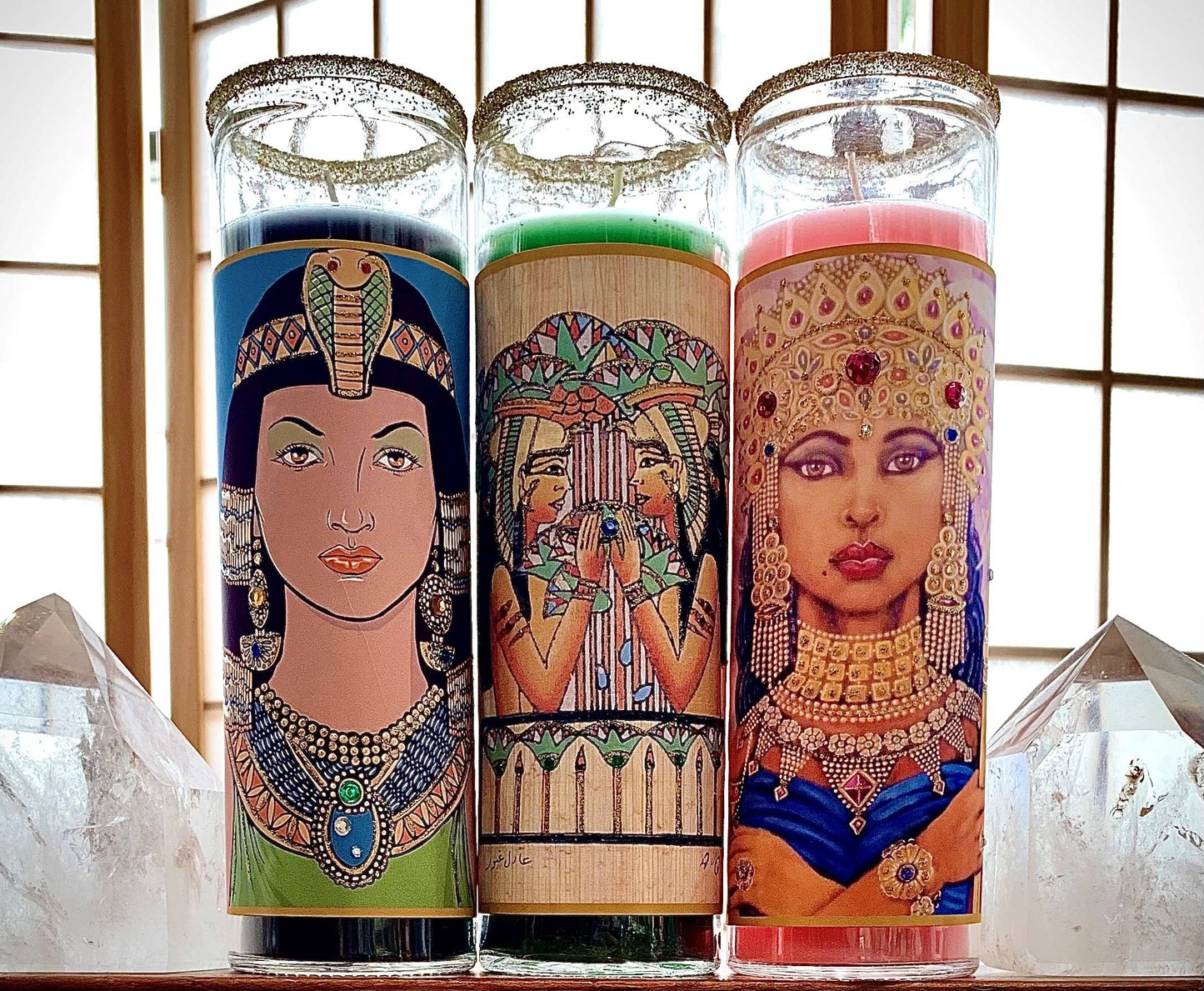Egyptian Sisters Intention Candle