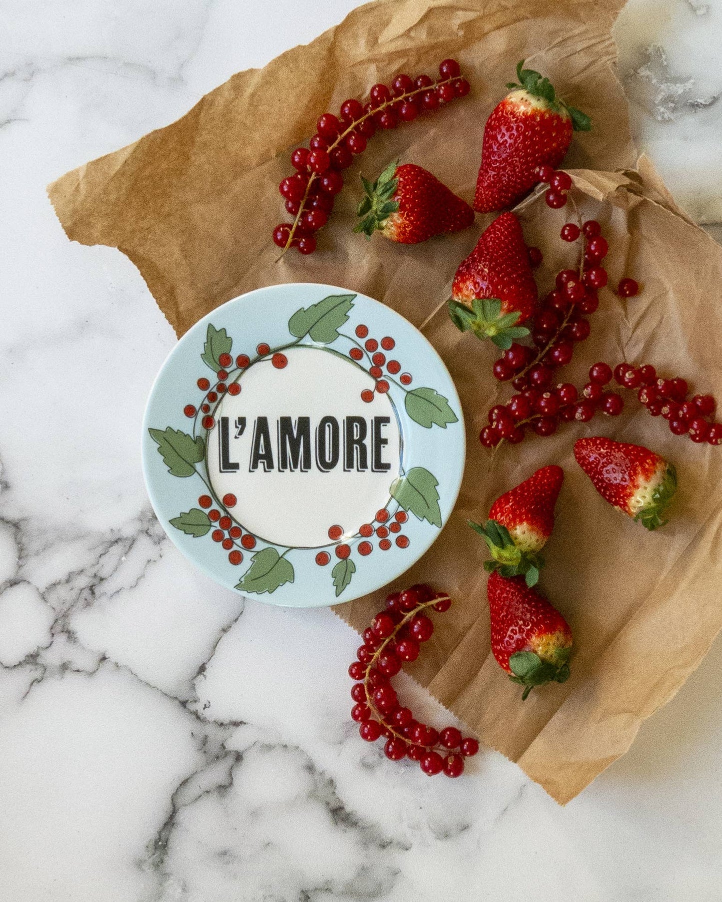 L'AMORE: Italian Porcelain Plate