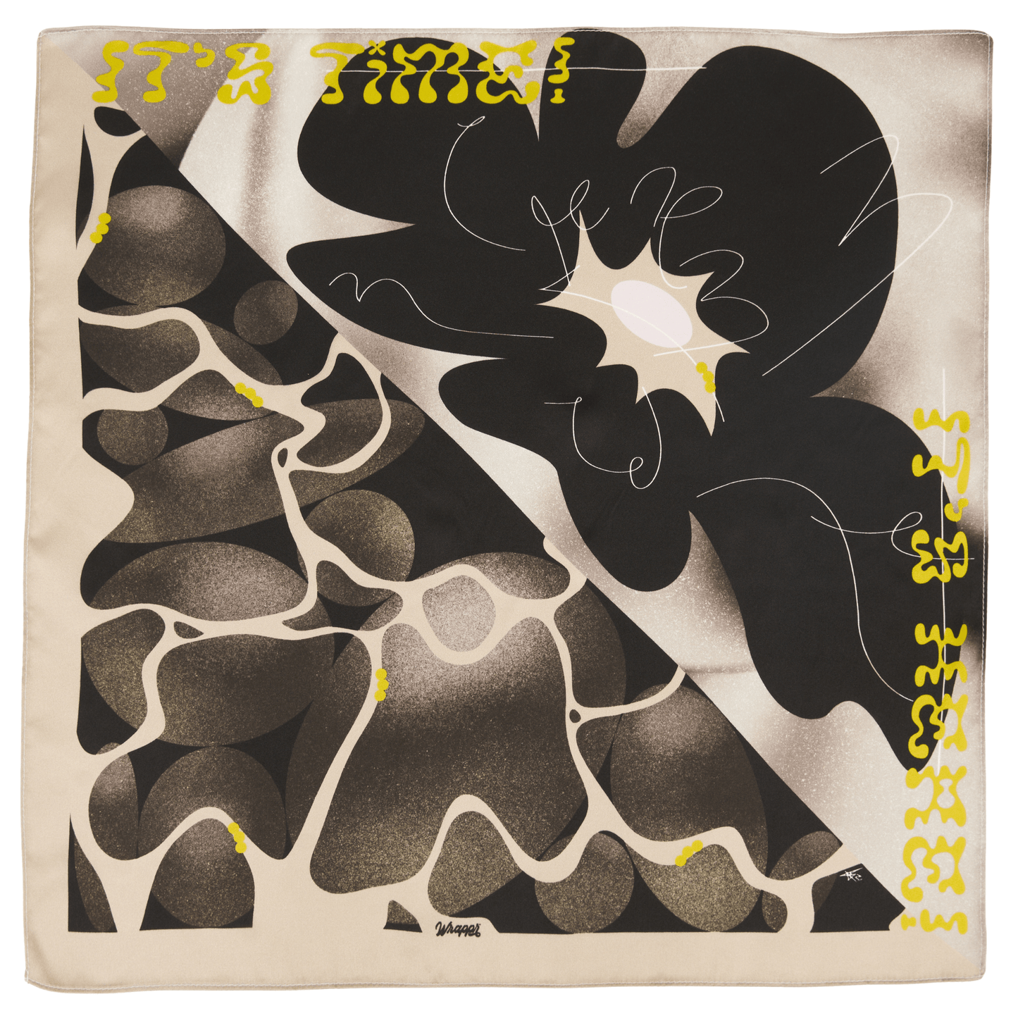 Below | 18" Mulberry Silk Furoshiki Wrap