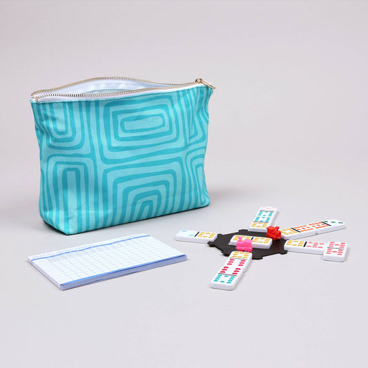 Mexican Train Dominoes: Canvas Travel Set