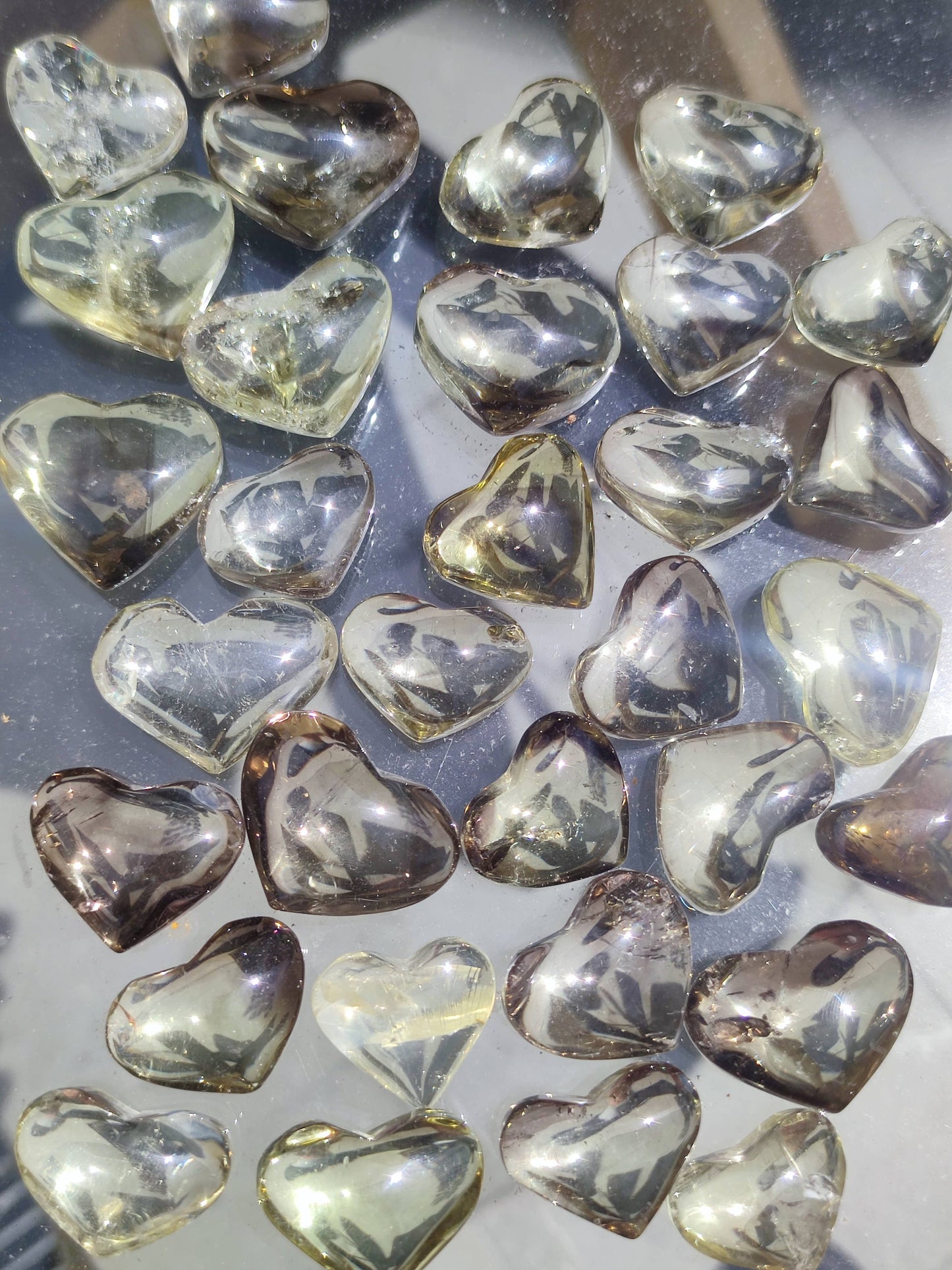 Brazilian Citrine Heart for Positivity and Abundance