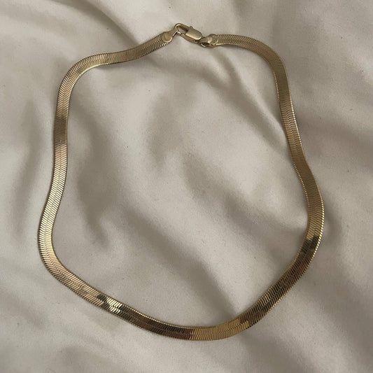 Thick As Thieves Herringbone Chain Necklace
