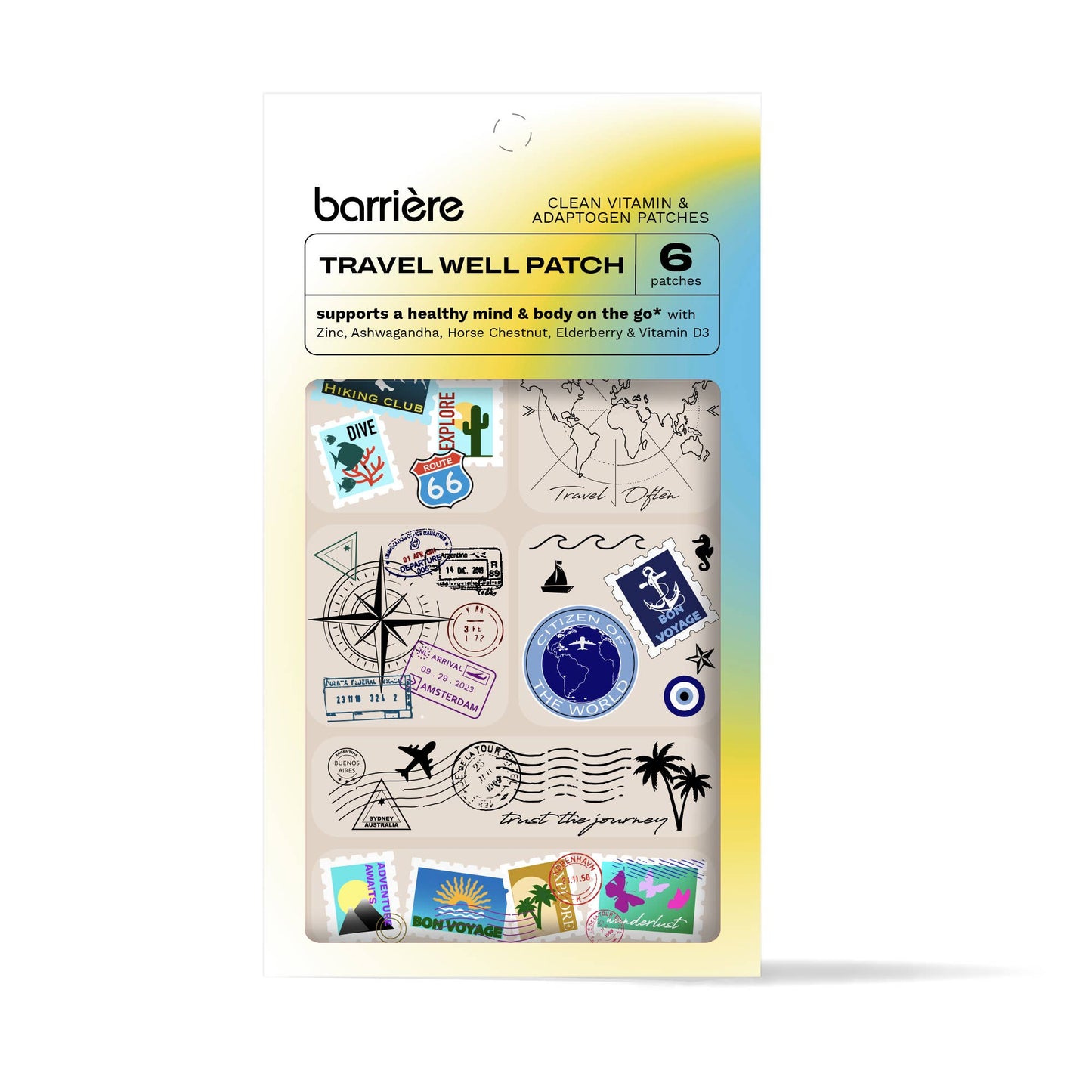 Travel Well Vitamin Patch 6pk