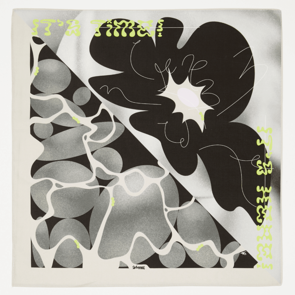Below | 18" Mulberry Silk Furoshiki Wrap