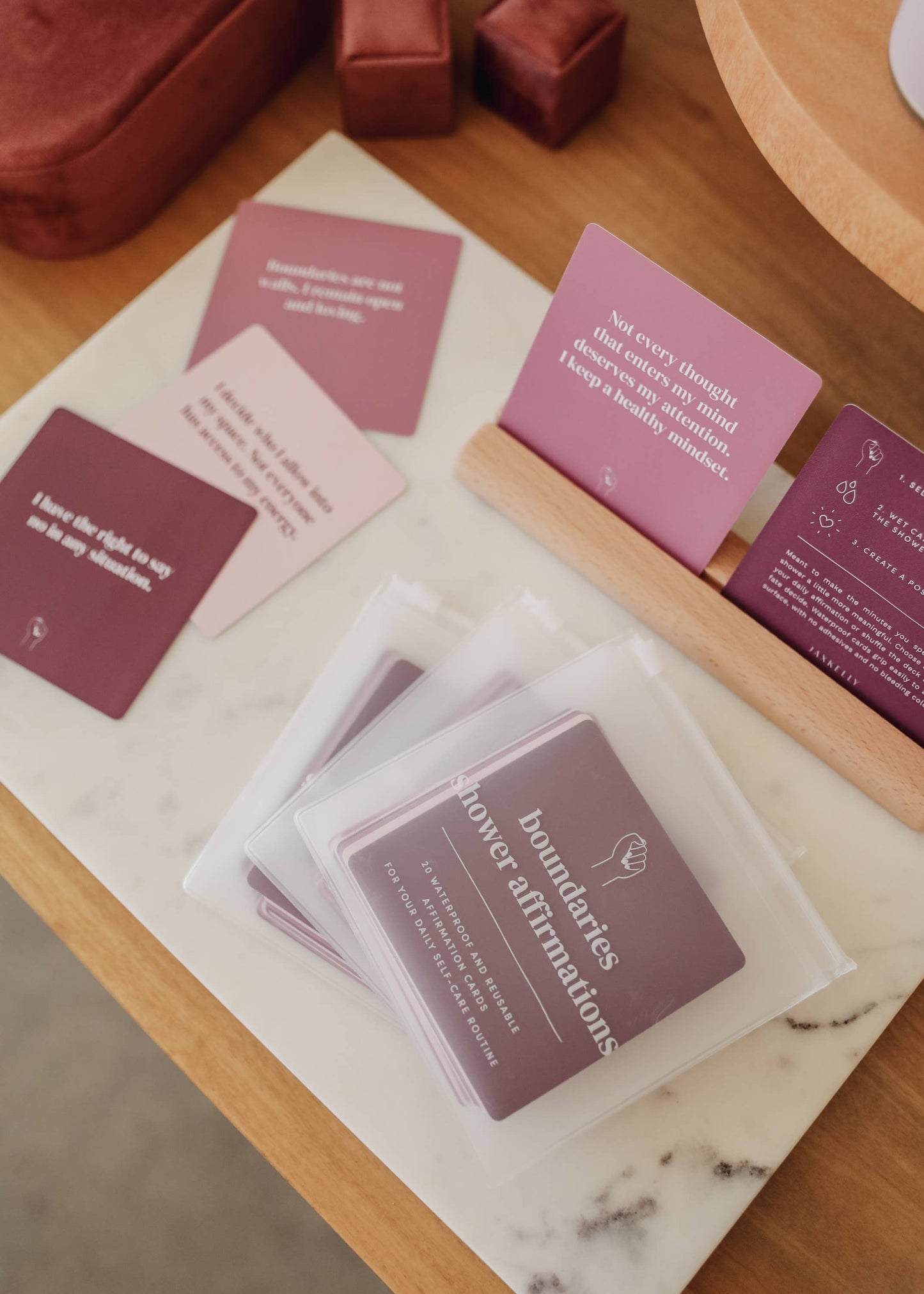 Boundaries Shower Affirmation™  Cards