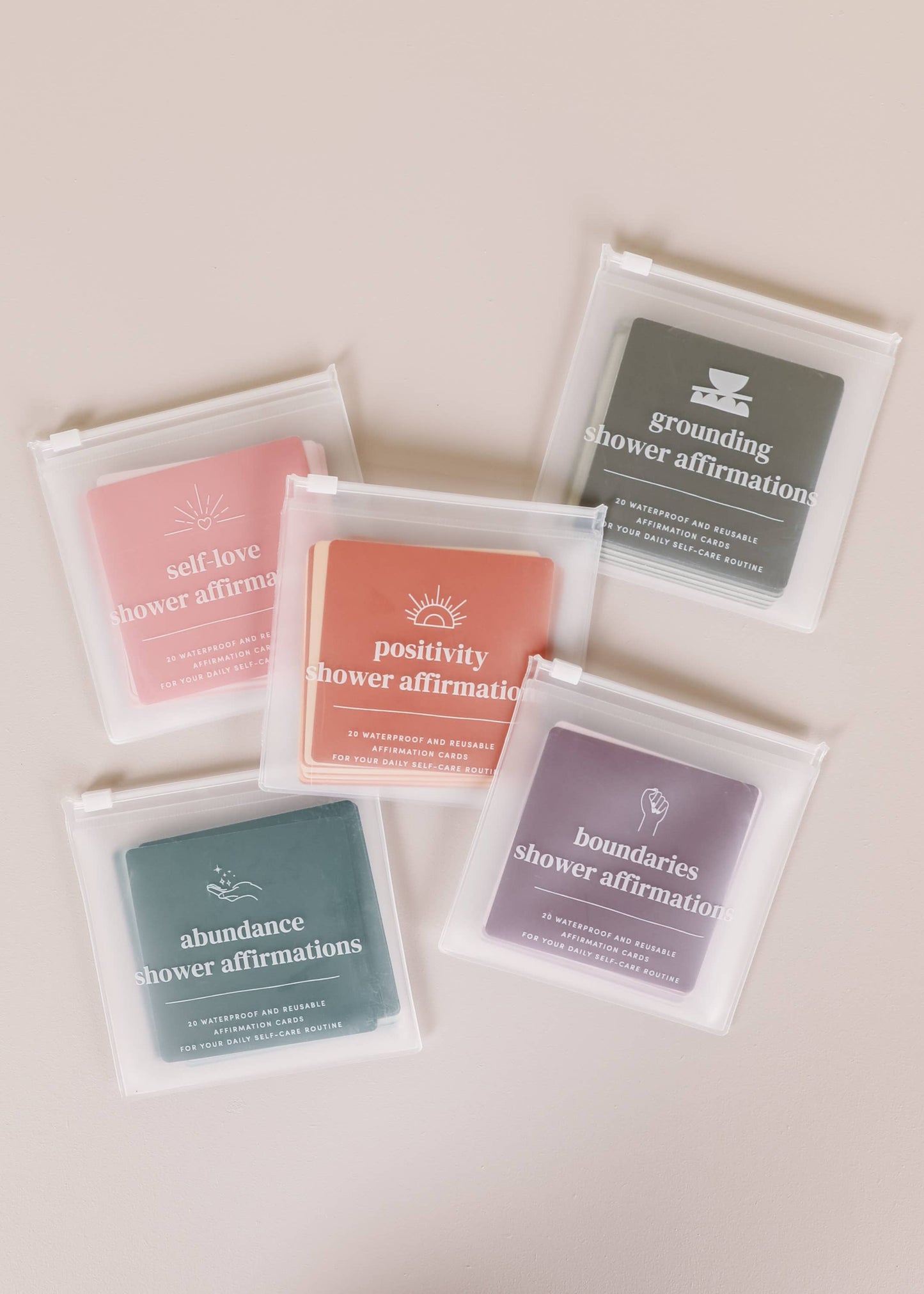 Boundaries Shower Affirmation™  Cards