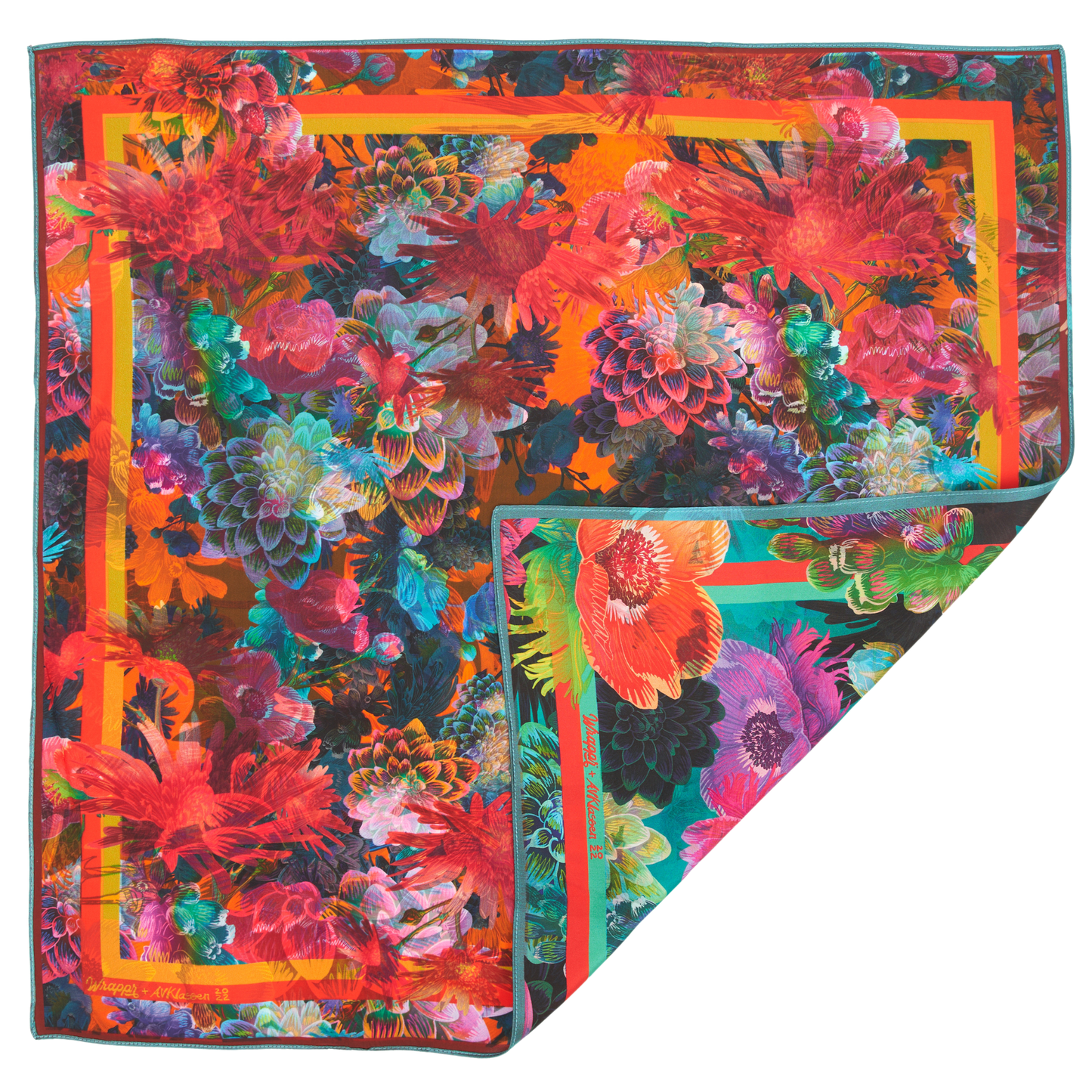 Daisy | Medium Mulberry Silk Furoshiki Wrap
