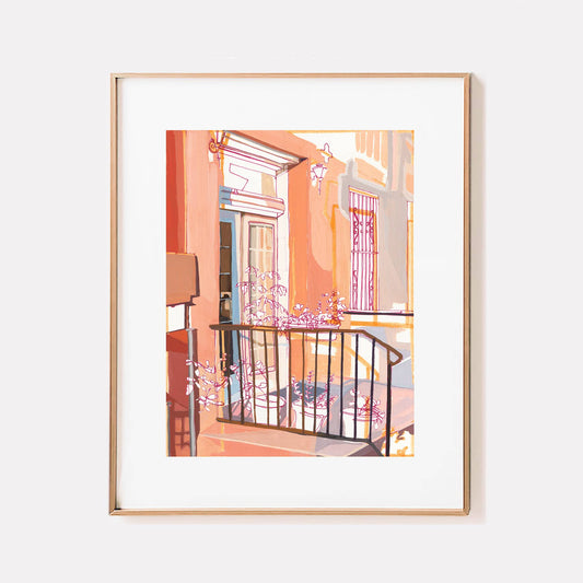 "Golden Hour in Brooklyn" New York City Signed Giclée Print